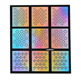 GLAM™CROSSES, RECTANGLE, ROUNDED NAIL ART VINYLS
