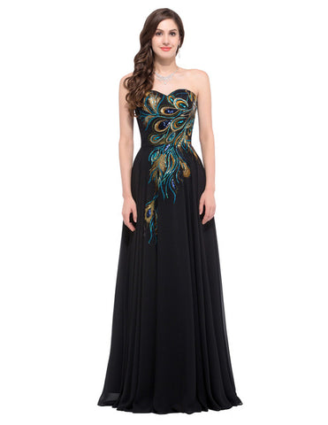 Elegant 2018 Apricot Formal Dress