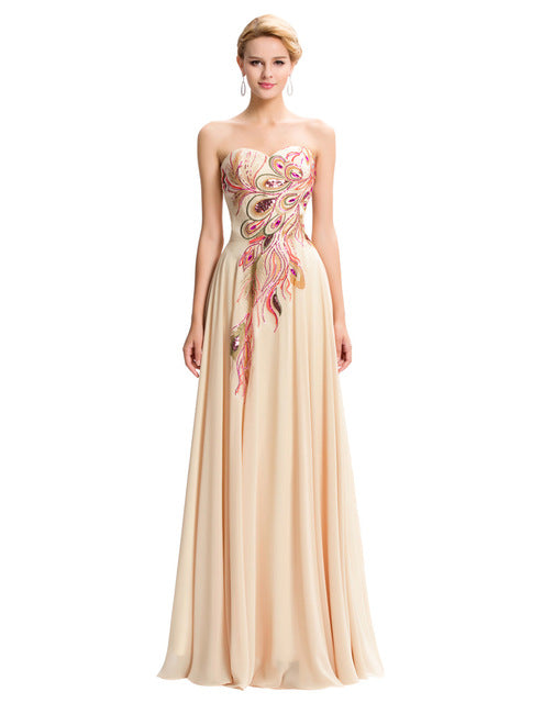 Elegant 2018 Apricot Formal Dress