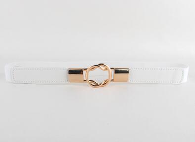 Fashion women's belt elastic gold circle – Sentry Glam