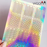 12 Tips/Sheet DIY Nail Art Vinyls