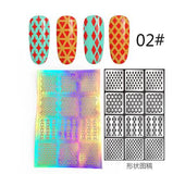 12 Tips/Sheet DIY Nail Art Vinyls
