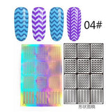 12 Tips/Sheet DIY Nail Art Vinyls