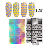 12 Tips/Sheet DIY Nail Art Vinyls