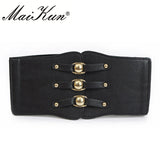 Western Elastic Leather Belts