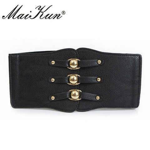 Western Elastic Leather Belts