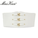 Western Elastic Leather Belts