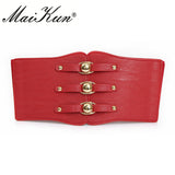 Western Elastic Leather Belts