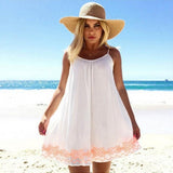 White Harness dress Summer Party