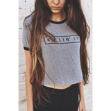 Fashion Summer T shirt Sexy Slim