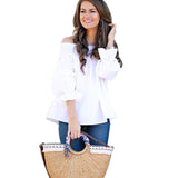 Fashion White Blouse