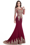Dubai Black Long Sleeve Mermaid Evening Dresse