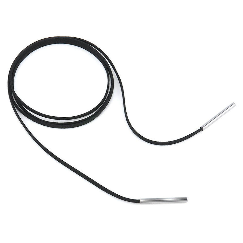 SUSENSTONE 2016 New Arrival Fashion Punk Gothic Style Black Choker Long Rope Gold Tube Necklace for women Jewelry