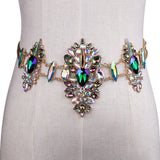 Women Crystal Rhinestone Belt
