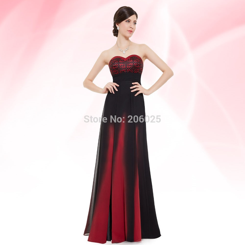 [Clearance Sale] Elegant Evening Dresses 2017 New Strapless Long Prom Dresses Special Occasions dresses Ever Pretty HE08070
