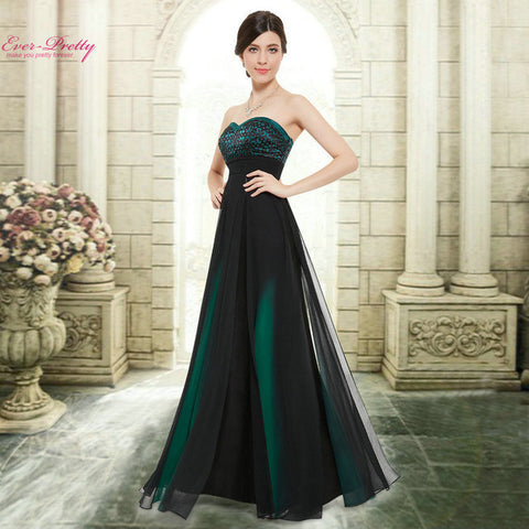 [Clearance Sale] Elegant Evening Dresses 2017 New Strapless Long Prom Dresses Special Occasions dresses Ever Pretty HE08070