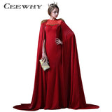 Vintage Long Dubai Evening Dress