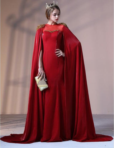 Vintage Long Dubai Evening Dress
