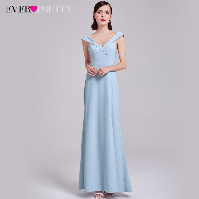 Sexy V-Neck Evening Dress