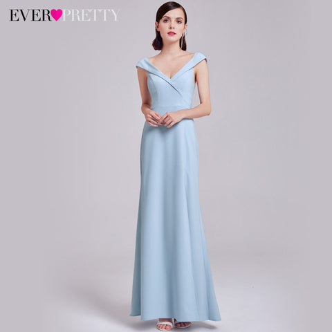 Sexy V-Neck Evening Dress