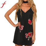 Fashion Dress Women Sexy Appliques