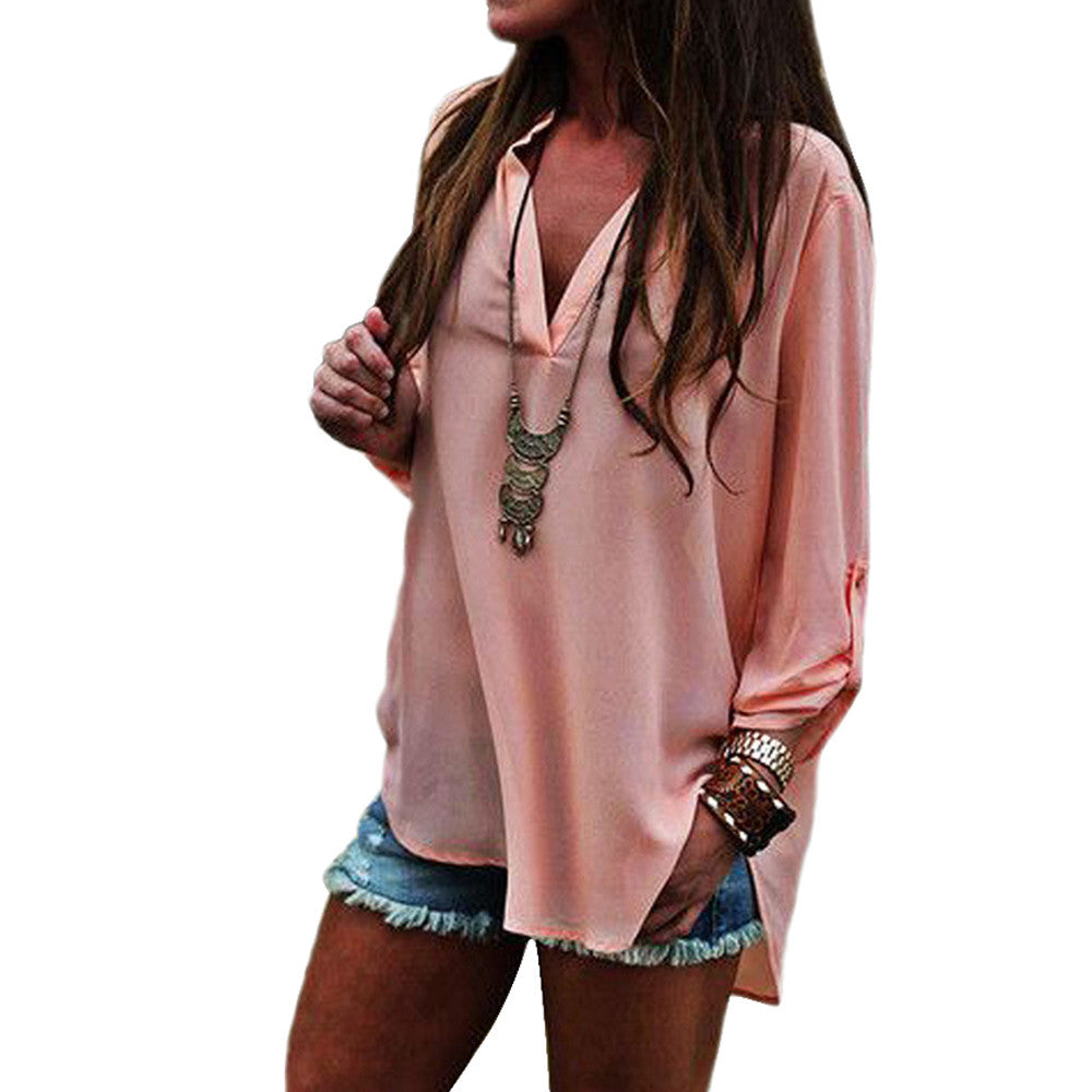 V-neck Blouse