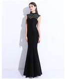 Black Evening Dress Long Mermaid
