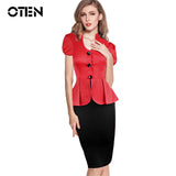 Ladies Summer work dress 2018 Office Elegant