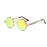 Round Flat Mirror Sunglasses Vintage