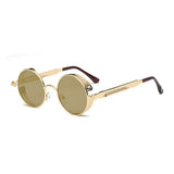 Round Flat Mirror Sunglasses Vintage