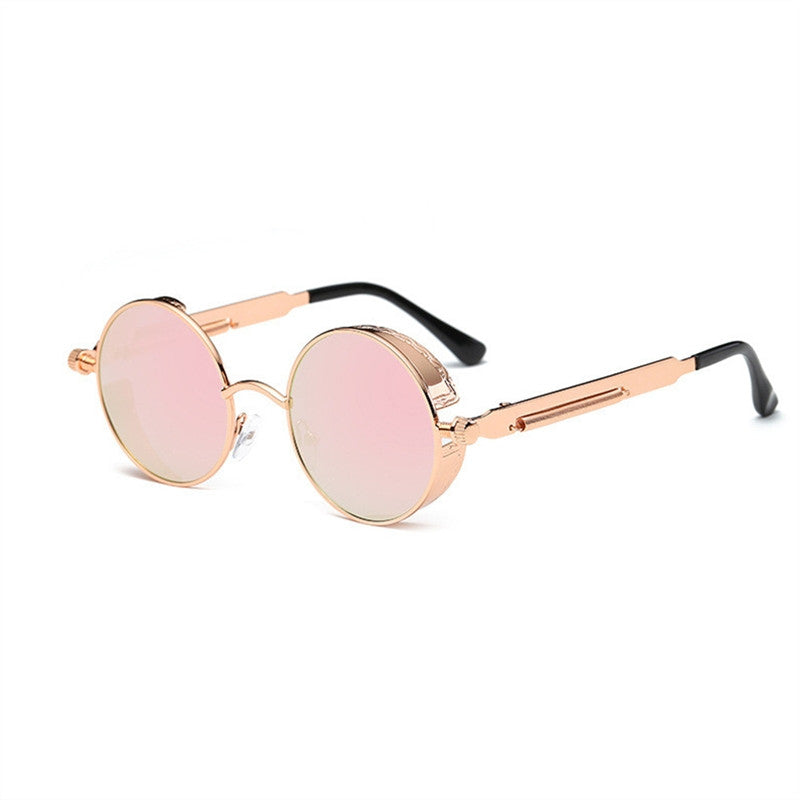 Round Flat Mirror Sunglasses Vintage
