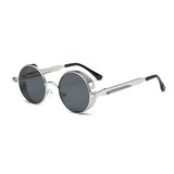 Round Flat Mirror Sunglasses Vintage