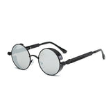 Round Flat Mirror Sunglasses Vintage