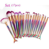 17PCS Make Up Foundation Eyebrow Eyeliner Blush