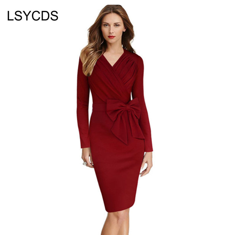 2018 Womens Bow Dress