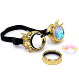 Kaleidoscope Colorful Glasses Rave Festival Party EDM Sunglasses Diffracted Lens