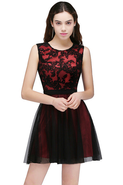 Long Dress Lace Appliques Party