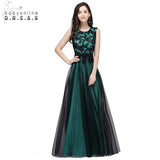 Long Dress Lace Appliques Party