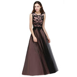 Long Dress Lace Appliques Party
