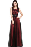 Long Dress Lace Appliques Party