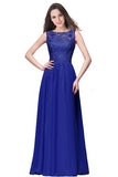 Longue Cheap Coral Lace Dress