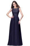 Longue Cheap Coral Lace Dress