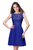 Longue Cheap Coral Lace Dress