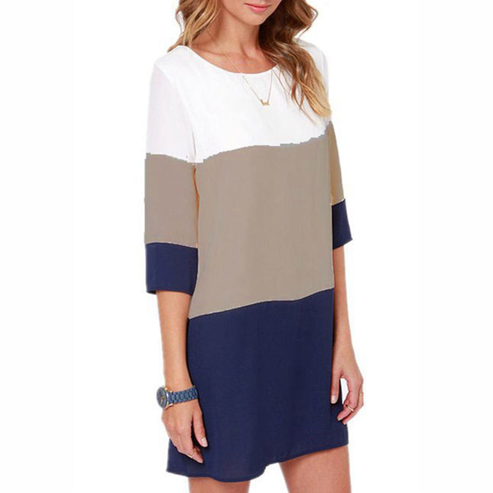 Elegant Chiffon Straight Dress Plus Size 6XL
