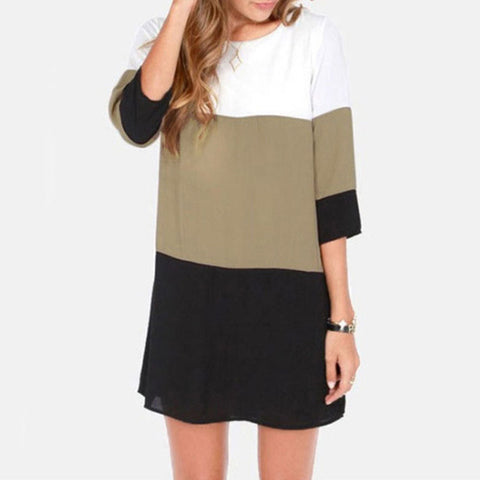 Elegant Chiffon Straight Dress Plus Size 6XL