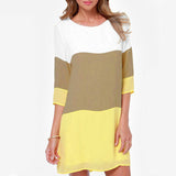 Elegant Chiffon Straight Dress Plus Size 6XL