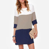 Elegant Chiffon Straight Dress Plus Size 6XL