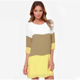 Elegant Chiffon Straight Dress Plus Size 6XL