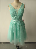 Vestido De Festa Longo Short Evening Dress Long Tulle Lace Formal Backless Long evening dresses prom dresses robe de soiree 2018