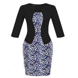 New Fashion Autumn Two Piece Elegant Plaid Work